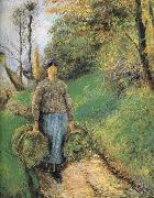 Camille Pissarro Mention hay farmer Sweden oil painting artist